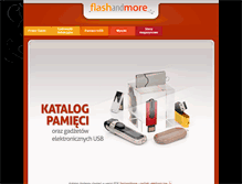 Tablet Screenshot of flashandmore.pl